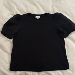 Heartloom puff-sleeve top